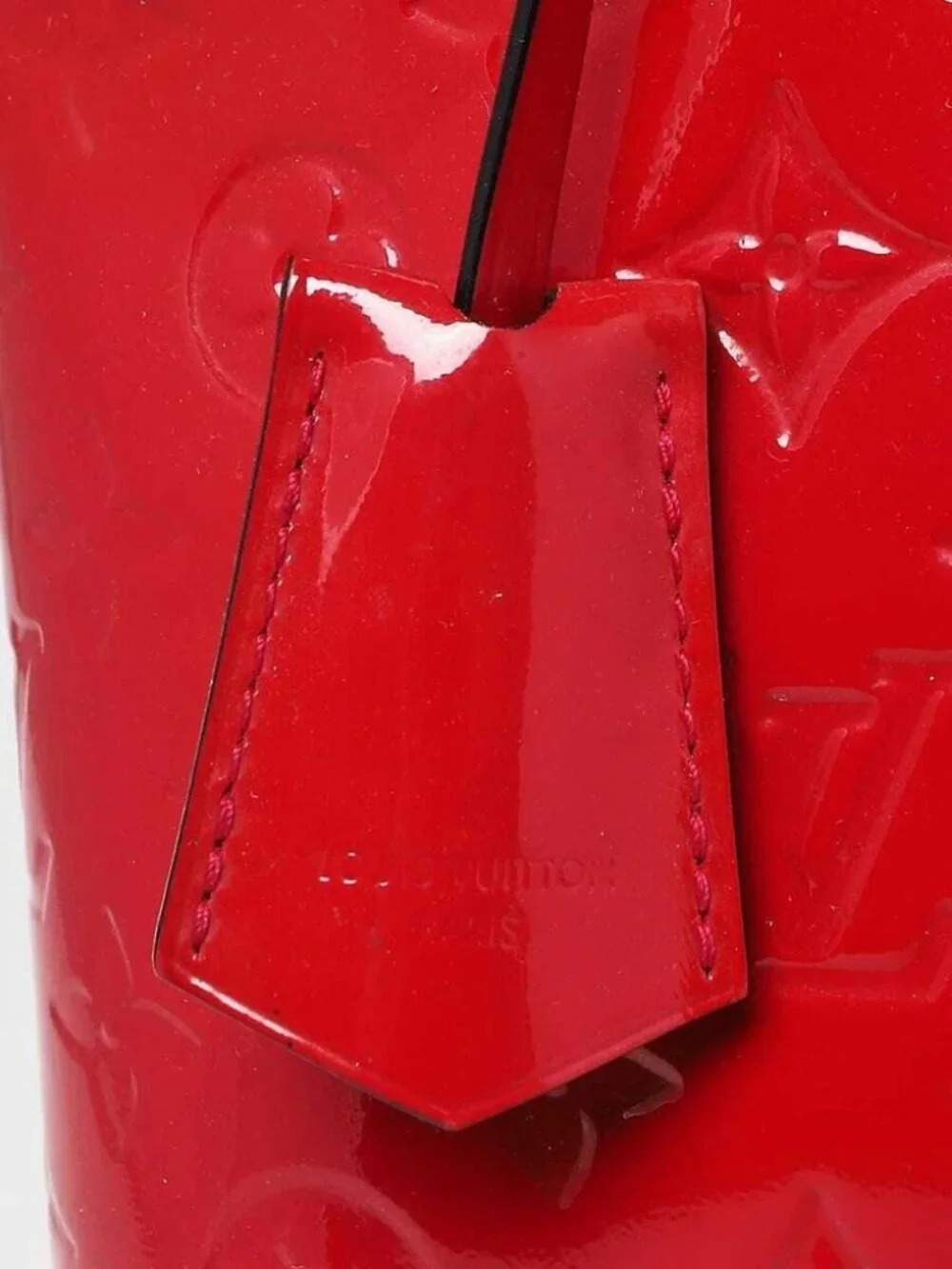 Louis Vuitton Rose Indian Monogram Vernis Alma PM Bag